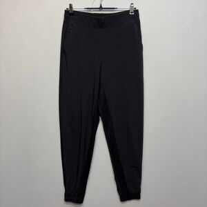 Athleta Women Brooklyn Jogger Pants Size 10T 10 Tall Black D087 -1